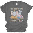 Its A Good Day To Read A Book Cute Pig & Elephant Adventure Unisex Jersey T-Shirt Its A Good Day To Read A Book Cute Pig & Elephant Adventure Unisex Jersey T-Shirt