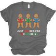 Just Booked For The Holidays Gingerbread Unisex Jersey T-Shirt