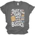 Just a Girl Who Loves Books Bookish Readers Book Lover Girls Unisex Jersey T-Shirt Just a Girl Who Loves Books Bookish Readers Book Lover Girls Unisex Jersey T-Shirt