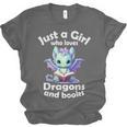Just a Girl Who Loves Dragons And Books Dragon For Kids Unisex Jersey T-Shirt Just a Girl Who Loves Dragons And Books Dragon For Kids Unisex Jersey T-Shirt