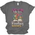 Just A Girl Who Loves Reading Books Unisex Jersey T-Shirt