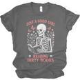 Just A Good Girl Reading Dirty Books Dark Romance Unisex Jersey T-Shirt
