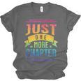 JUST ONE MORE CHAPTER Fun Reading Book Lover Unisex Jersey T-Shirt JUST ONE MORE CHAPTER Fun Reading Book Lover Unisex Jersey T-Shirt