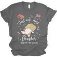 Just One More Chapter I Read Past My Bedtime Cat Book Lover Unisex Jersey T-Shirt