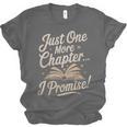 Just One More Chapter Reading Book Lover Bibliophile Unisex Jersey T-Shirt