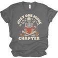 Just One More Chapter Skeleton Reading Book Lover Unisex Jersey T-Shirt