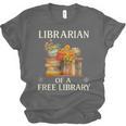 Librarian Of a Free Library Floral Book Lover Unisex Jersey T-Shirt Librarian Of a Free Library Floral Book Lover Unisex Jersey T-Shirt