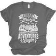 Library Where The Adventures Begin Librarian Book Readers Unisex Jersey T-Shirt