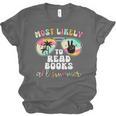Most Likely To Read Books All Summer Teacher Student Unisex Jersey T-Shirt Most Likely To Read Books All Summer Teacher Student Unisex Jersey T-Shirt