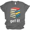 Get Lit With Books Unisex Jersey T-Shirt Get Lit With Books Unisex Jersey T-Shirt