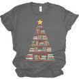 Literary Book Tree Bookish Shelf Art For Avid Readers Unisex Jersey T-Shirt