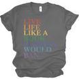 Live Life Like a Book Florida Would Ban LGBTQ Rainbow Flag Unisex Jersey T-Shirt