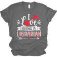 I Love Being A Librarian Library Book Valentine's Day Unisex Jersey T-Shirt I Love Being A Librarian Library Book Valentine's Day Unisex Jersey T-Shirt