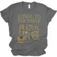 Loyal To The Shelf Knight Panther Book Lover Unisex Jersey T-Shirt