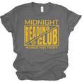 Midnight Reading Club Night Owl Book Readers Unisex Jersey T-Shirt Midnight Reading Club Night Owl Book Readers Unisex Jersey T-Shirt