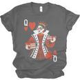 Modern Queen Of Hearts Book Lover Reading Novels Romantasy Unisex Jersey T-Shirt