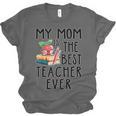 My Mom Is The Best Teacher Ever Apple Books School Mother Unisex Jersey T-Shirt My Mom Is The Best Teacher Ever Apple Books School Mother Unisex Jersey T-Shirt