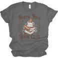 North Pole Book Club Hot Cocoa Served Daily Librarian Xmas Unisex Jersey T-Shirt North Pole Book Club Hot Cocoa Served Daily Librarian Xmas Unisex Jersey T-Shirt