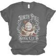 North Pole Book Club Hot Cocoa Served Daily Unisex Jersey T-Shirt North Pole Book Club Hot Cocoa Served Daily Unisex Jersey T-Shirt