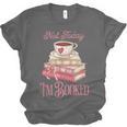 Not Today I'm Booked Book Lover Book Stack Coquette Bow Unisex Jersey T-Shirt Not Today I'm Booked Book Lover Book Stack Coquette Bow Unisex Jersey T-Shirt