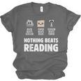 Nothing Beats Reading Librarian Book Bookworm Unisex Jersey T-Shirt Nothing Beats Reading Librarian Book Bookworm Unisex Jersey T-Shirt