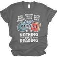 Nothing Beats Reading Rock Paper Scissors Book Lover Unisex Jersey T-Shirt