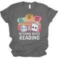 Nothing Beats Reading Rock Paper Scissors Books Lover Unisex Jersey T-Shirt Nothing Beats Reading Rock Paper Scissors Books Lover Unisex Jersey T-Shirt