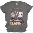 Nothing Goes Beyond Reading Rock Paper Scissors Book Unisex Jersey T-Shirt