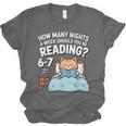 Orange Cat Reading Book 67 Six Seven Meme Unisex Jersey T-Shirt