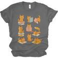 Orange Cats Reading Books Cat Lover Unisex Jersey T-Shirt Orange Cats Reading Books Cat Lover Unisex Jersey T-Shirt