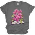 Orchids Flowers Book Floral Unisex Jersey T-Shirt Orchids Flowers Book Floral Unisex Jersey T-Shirt