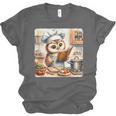 Owl Learning To Cook With Cookbook Chef Apron Stove Cooking Unisex Jersey T-Shirt