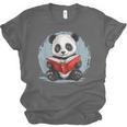 Panda With Book For Reading Enthusiasts Unisex Jersey T-Shirt