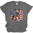 Patriotic German Shepherd Dog Books Baseball American Flag Unisex Jersey T-Shirt