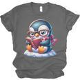 Penguin Reading a Book Animal Unisex Jersey T-Shirt Penguin Reading a Book Animal Unisex Jersey T-Shirt