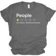 People One Star Not A Big FanWould Not Recommend Introverts Unisex Jersey T-Shirt People One Star Not A Big FanWould Not Recommend Introverts Unisex Jersey T-Shirt