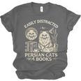 Persian Cat Persian Cats Persian Cats And Books For Men Women Kids Unisex Jersey T-Shirt
