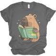 Pet Capybara Is Reading Library Capy Word Book Day Teacher Men Women Kids Unisex Jersey T-Shirt Pet Capybara Is Reading Library Capy Word Book Day Teacher Men Women Kids Unisex Jersey T-Shirt