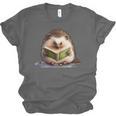 Porcupine Reading Book Hedgehog Book Lover Unisex Jersey T-Shirt Porcupine Reading Book Hedgehog Book Lover Unisex Jersey T-Shirt