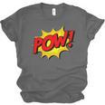 POW -Adults Kids Comic Book Cartoon Pop Art Novelty Sarcastic Unisex Jersey T-Shirt POW -Adults Kids Comic Book Cartoon Pop Art Novelty Sarcastic Unisex Jersey T-Shirt