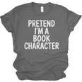 Pretend I'm A Book Character Costumes For Kids Halloween Unisex Jersey T-Shirt Pretend I'm A Book Character Costumes For Kids Halloween Unisex Jersey T-Shirt