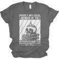 PROUDLY ANTI-SOCIAL MEMBER OF THE Introverted Book Club Unisex Jersey T-Shirt PROUDLY ANTI-SOCIAL MEMBER OF THE Introverted Book Club Unisex Jersey T-Shirt
