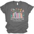 There Is No Such Thing As Too Many Books Reading Teacher Unisex Jersey T-Shirt