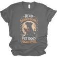 Read Banned Books PET DOGS FIGHT EVIL Read Books Reading Unisex Jersey T-Shirt Read Banned Books PET DOGS FIGHT EVIL Read Books Reading Unisex Jersey T-Shirt
