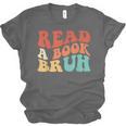 Read A Book Bruh Read Reading Librarian Boys Teen Kids Unisex Jersey T-Shirt