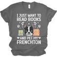 Read Books & Pet My Frenchton Owner Frenchton Lover Unisex Jersey T-Shirt