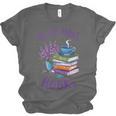 Read More Books Floral Book Reader Art Reading Lover Quote Unisex Jersey T-Shirt