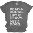 Read Books Lift Heavy Pet Dogs Unisex Jersey T-Shirt Read Books Lift Heavy Pet Dogs Unisex Jersey T-Shirt