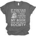 If You Can Read This I Was Forced To Put My Book Down Reader Unisex Jersey T-Shirt