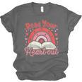 Read Your Heart Out Book Valentines Day Reading Teacher Unisex Jersey T-Shirt Read Your Heart Out Book Valentines Day Reading Teacher Unisex Jersey T-Shirt